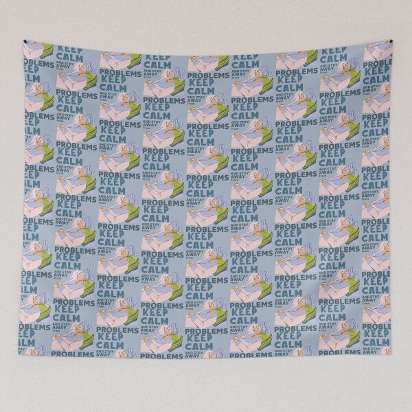 Item preview, keep calm and stay away from problems             designed and sold by Britney-US.