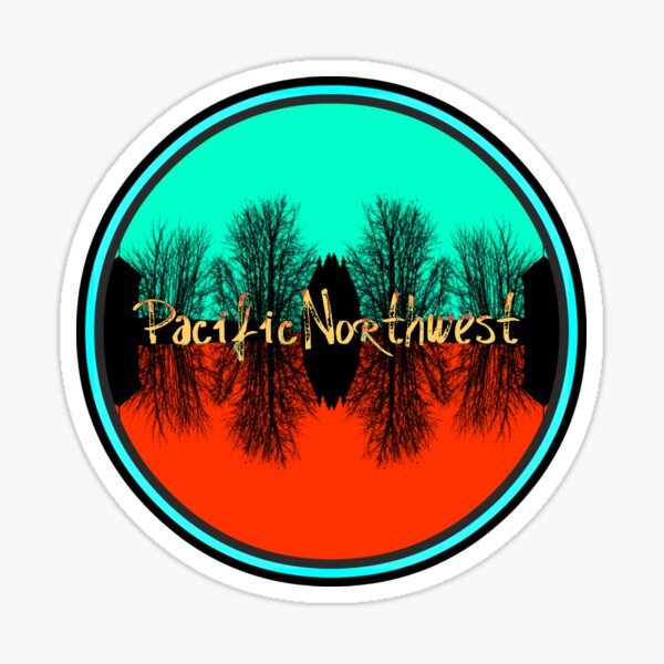 Pacific Northwest Reflections Sticker