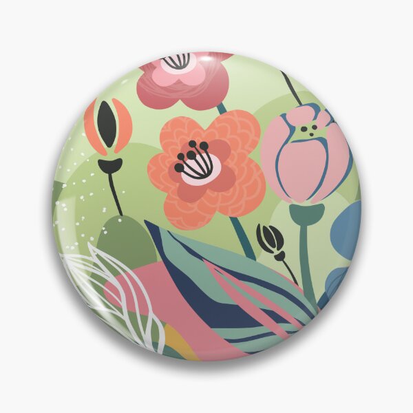 Item preview, Abstract Colourful Flowers 14 designed and sold by simplydesignart.