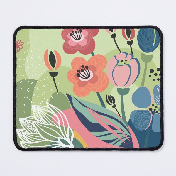 Item preview, Abstract Colourful Flowers 14 designed and sold by simplydesignart.