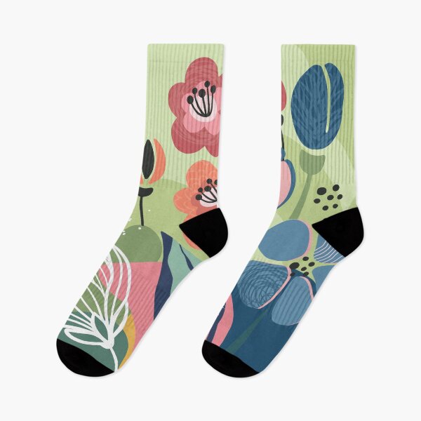 Item preview, Abstract Colourful Flowers 14 designed and sold by simplydesignart.