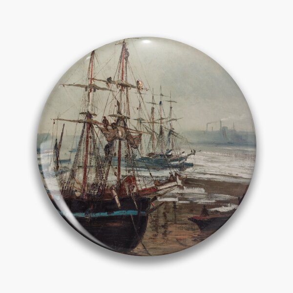Item preview, James Whistler - The Thames in Ice Chiffon Top designed and sold by Britney-US.