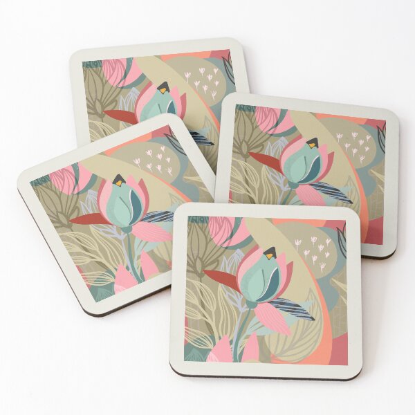 Item preview, Abstract Colourful Flowers 13 designed and sold by simplydesignart.