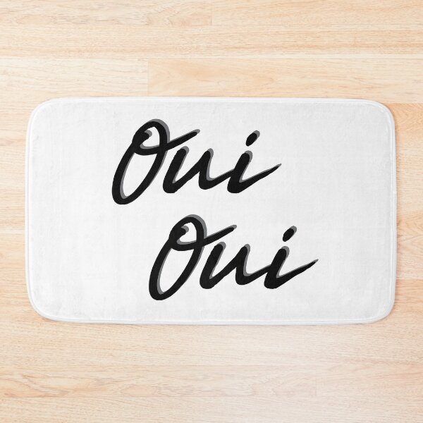 Item preview, Oui Oui - French Sayings designed and sold by TravelScientist.