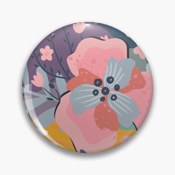 Item preview, Abstract Colourful Flowers 12 designed and sold by simplydesignart.