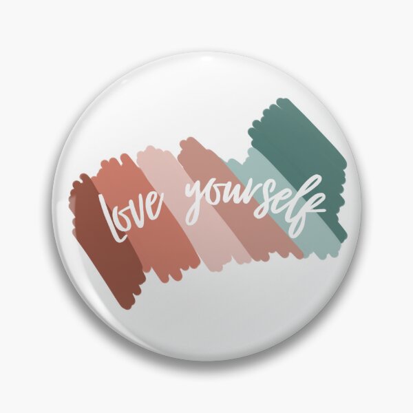 Item preview, Love yourself, inspirational life quote (colour palette, color palete) designed and sold by Sanaura.