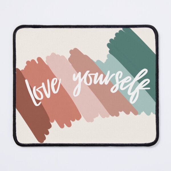 Item preview, Love yourself, inspirational life quote (colour palette, color palete) designed and sold by Sanaura.