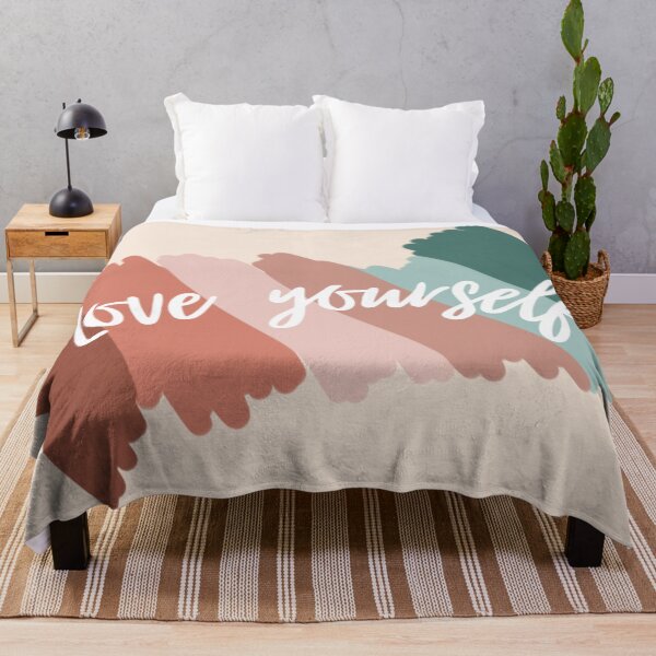 Item preview, Love yourself, inspirational life quote (colour palette, color palete) designed and sold by Sanaura.