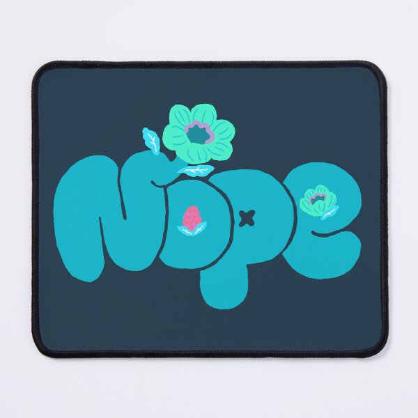 Item preview, nope (flowers) designed and sold by pencilpepper.