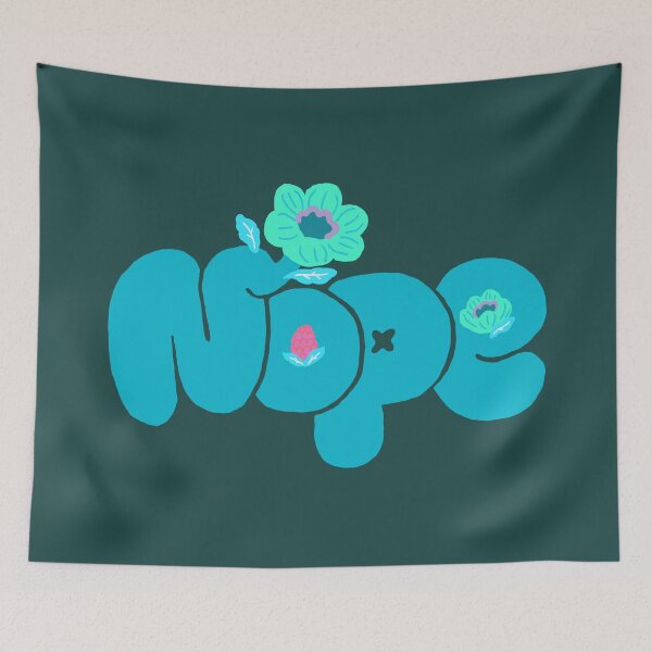 Item preview, nope (flowers) designed and sold by pencilpepper.