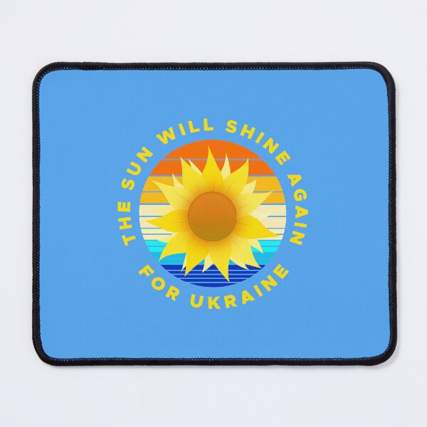 Item preview, The Sun Will Shine Again for Ukraine Sunflower Sunrise Sunset designed and sold by LindaCooke.