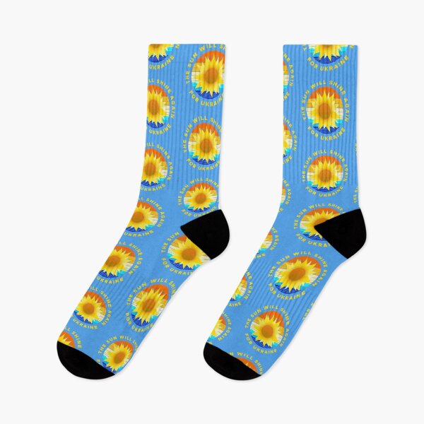 Item preview, The Sun Will Shine Again for Ukraine Sunflower Sunrise Sunset designed and sold by LindaCooke.