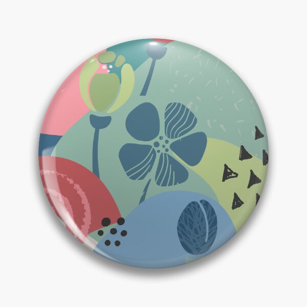 Item preview, Abstract Colourful Flowers 11 designed and sold by simplydesignart.