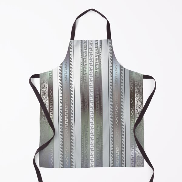 Item preview, Greek Keys Silver Purple White Stripe designed and sold by Yiorgos Designs.