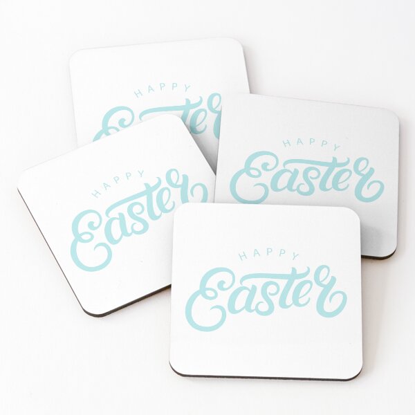Item preview, happy easter with beautiful blue writing designed and sold by JAG2B.