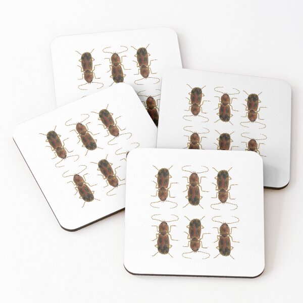 Item preview, Brown and Red beetles designed and sold by AngelaHart1.