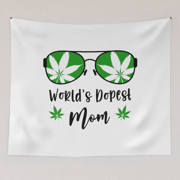 Item preview, Classy World's Dopest Mom Sunglasses Weed Leaf Mothers Day designed and sold by Chad6438.