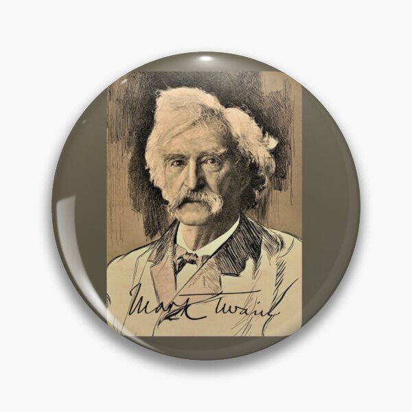 Item preview, Mark Twain, 1904 Portrait with Signature   designed and sold by Britney-US.