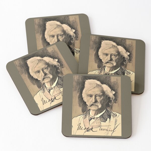 Item preview, Mark Twain, 1904 Portrait with Signature   designed and sold by Britney-US.