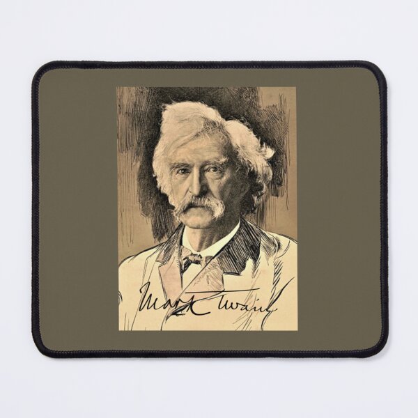 Item preview, Mark Twain, 1904 Portrait with Signature   designed and sold by Britney-US.