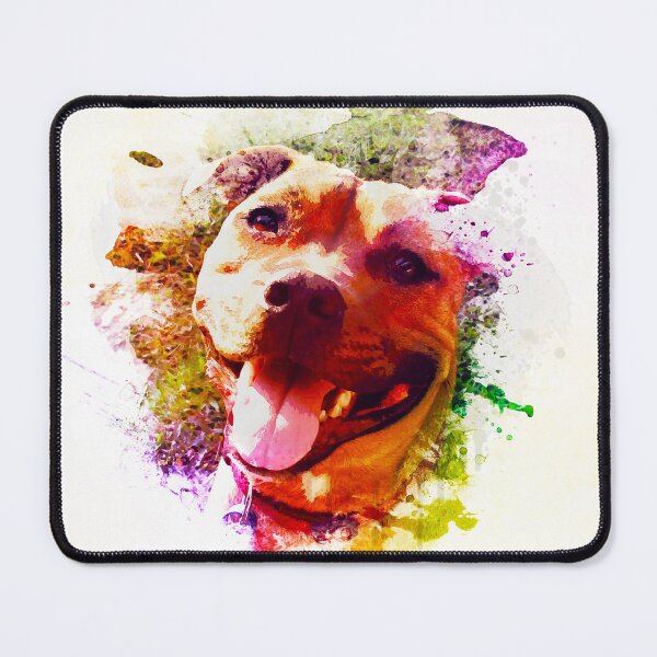 Item preview, Staffy Dog Art Staffy Painting designed and sold by Go Logo Designs.