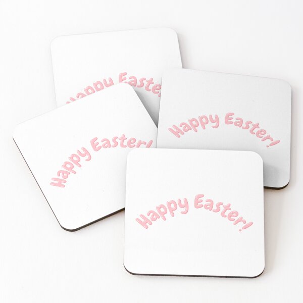 Item preview, happy easter with beautiful pink writing designed and sold by JAG2B.