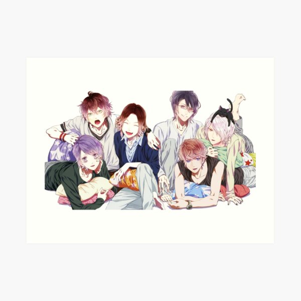 Diabolik Lovers All Characters Sakamaki Ayato Sakamaki Kanato Sakamaki Reiji Sakamaki Subaru Art Print For Sale By Faiqaiftikhar22 Redbubble