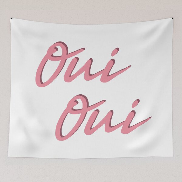 Item preview, Oui Oui - French Sayings designed and sold by TravelScientist.