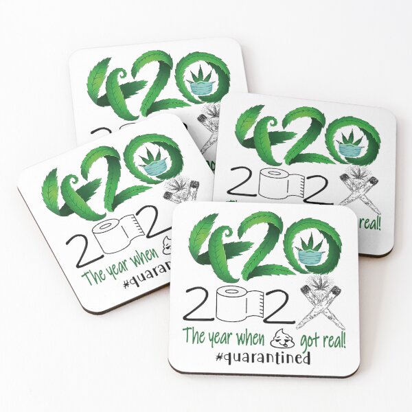 Item preview, Funny 420 Day 2022 Weed Quarantined Smoker designed and sold by Chad6438.
