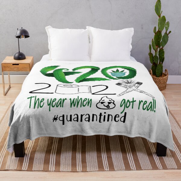 Item preview, Funny 420 Day 2022 Weed Quarantined Smoker designed and sold by Chad6438.