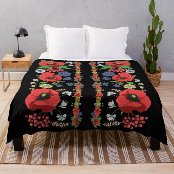 Item preview, Red Poppies Ukraine Cute Floral Ukrainian Vyshyvanka designed and sold by r-silver.