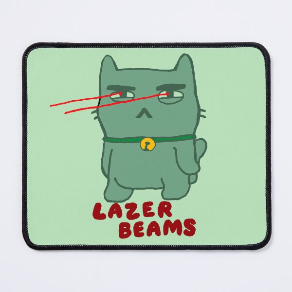 Item preview, Lazer beam cat designed and sold by pencilpepper.