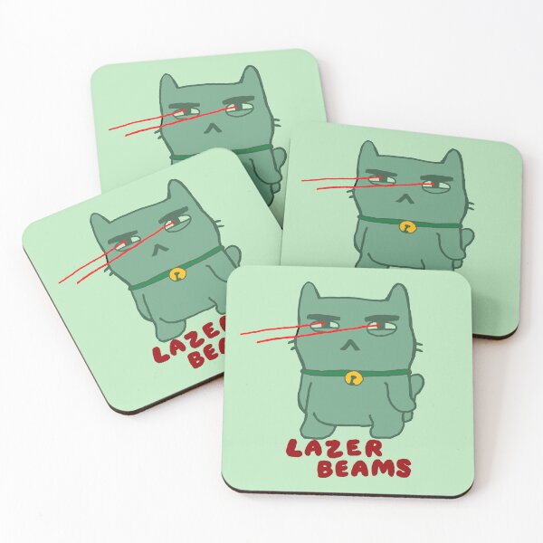 Item preview, Lazer beam cat designed and sold by pencilpepper.