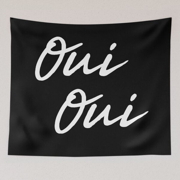Item preview, Oui Oui - French Sayings designed and sold by TravelScientist.