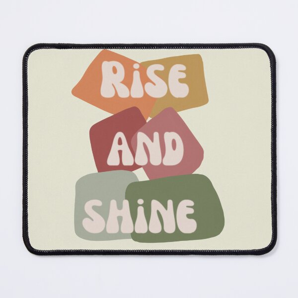 Item preview, Rise and shine, inspirational life quote (colour palette, color palete) designed and sold by Sanaura.