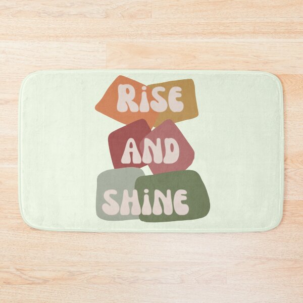 Item preview, Rise and shine, inspirational life quote (colour palette, color palete) designed and sold by Sanaura.