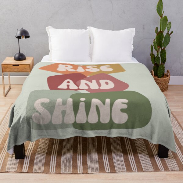 Item preview, Rise and shine, inspirational life quote (colour palette, color palete) designed and sold by Sanaura.