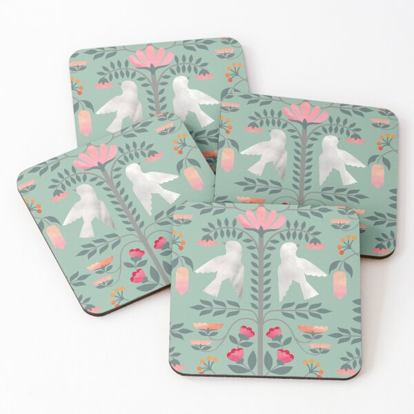 Item preview, Folk Forest Seafoam designed and sold by Cecilia Mok.