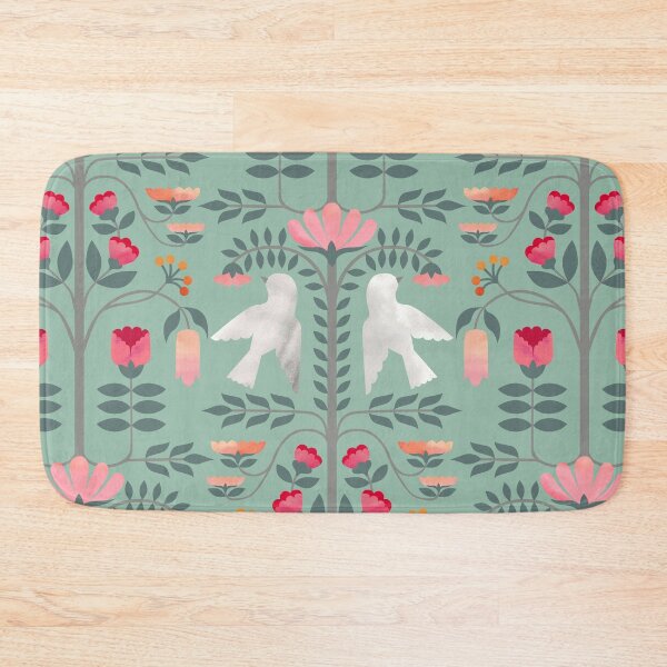 Item preview, Folk Forest Seafoam designed and sold by Cecilia Mok.