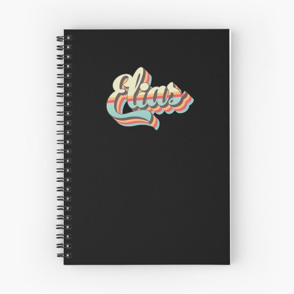 Item preview, Elias name - cool 70s retro font surf style design designed and sold by NameTheory.