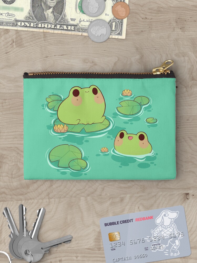 Thumbnail 3 of 4, Zipper Pouch, Froggies by the water designed and sold by Rihnlin.