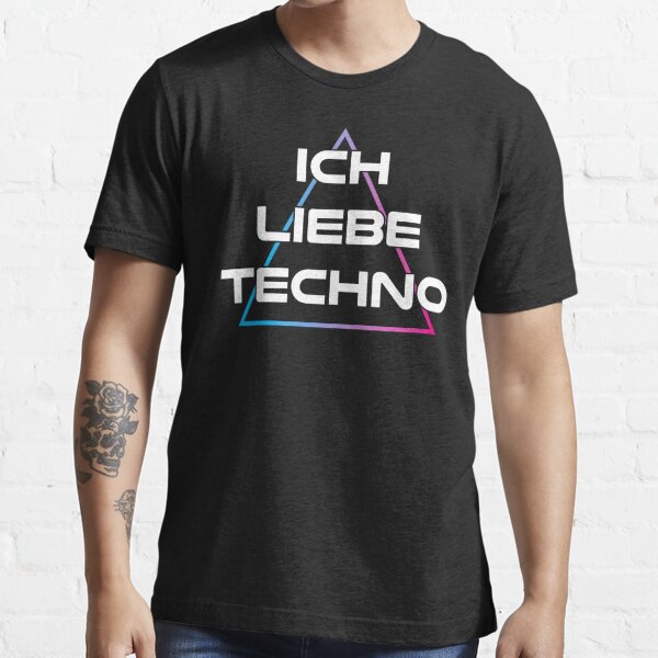 EDM Techno Rave Face Design Dance Rave Music Festival T-Shirt