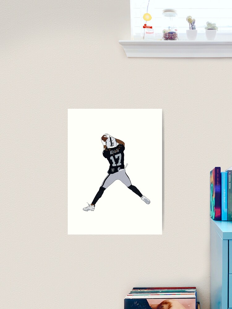 Oakland Raiders Lithograph print of Davante Adams 2 2022