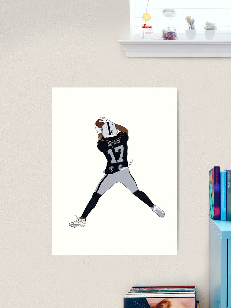 Davante Adams Las Vegas Raiders 27 x 39 Framed Art Jersey Print