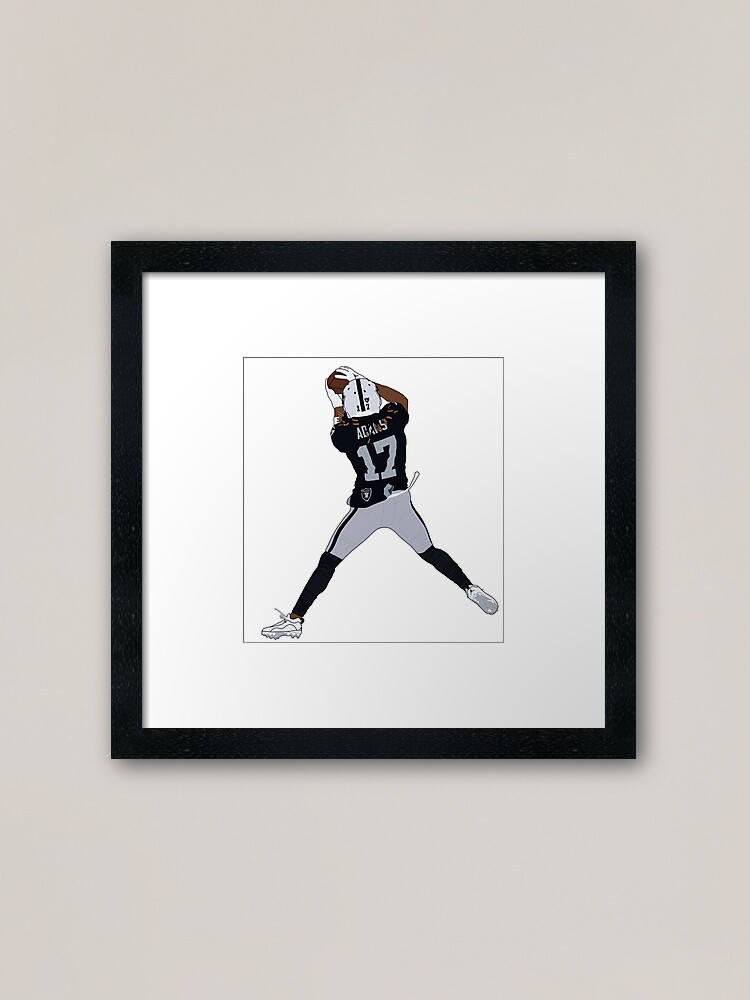 Davante Adams Las Vegas Raiders Fanatics Authentic Framed 15 x 17  Stitched Stars Collage