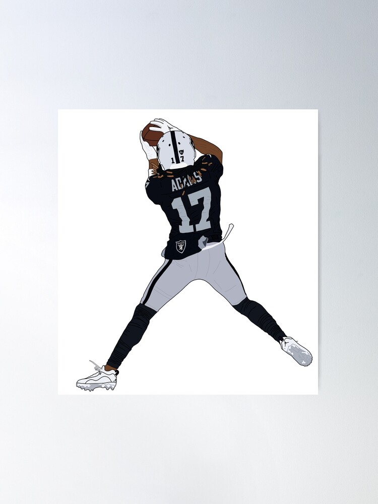 Las Vegas Raiders: Davante Adams 2023 Icon Poster - Officially