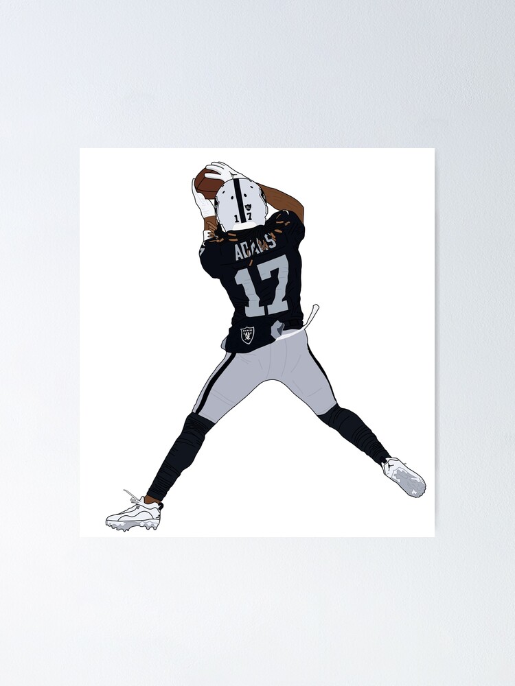 NFL Oakland Raiders 1960 white uniform original art – Heritage Sports Art