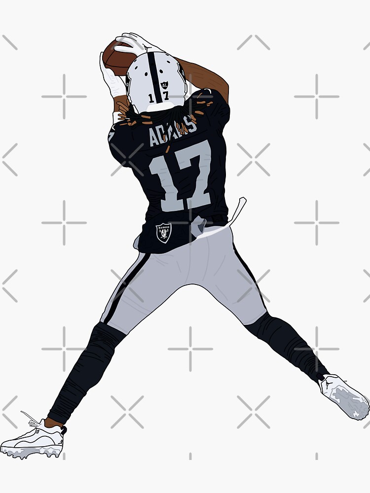 Davante Adams Raiders Sticker for Sale by ryanclark12