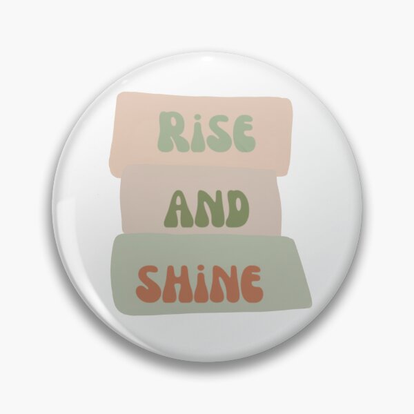 Item preview, Rise and shine, inspirational life quote (colour palette, color palete) designed and sold by Sanaura.