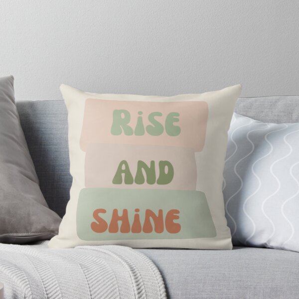 Item preview, Rise and shine, inspirational life quote (colour palette, color palete) designed and sold by Sanaura.